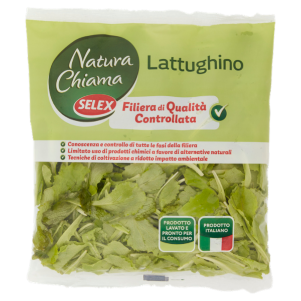 Selex Natura Chiama Lattughino Lavato e Pronto per il Consumo 80 g