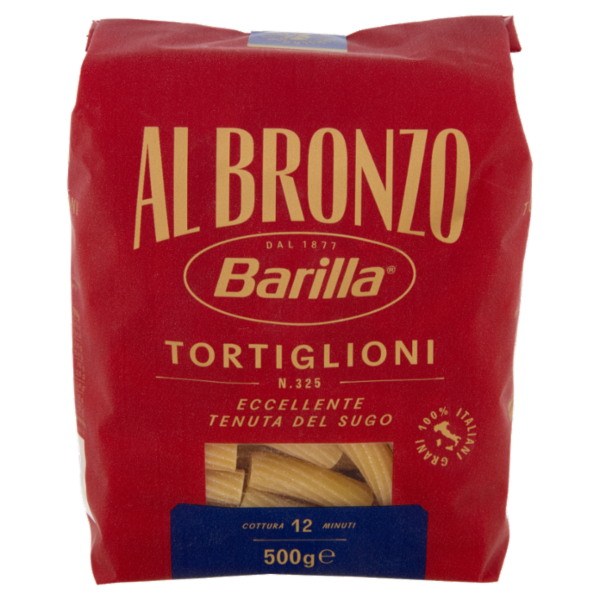 Barilla Al Bronzo Pasta Tortiglioni 500g
