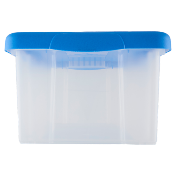 Selex Contenitore con Coperchio a Scatto Azzurro 14 L