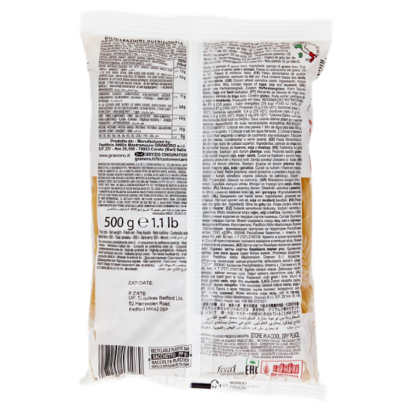 granoro i Classici N. 108 Pennine Rigate 500 g