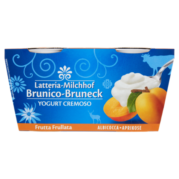 Latteria Brunico Yogurt Cremoso Frutta Frullata Albicocca 2 x 125 g