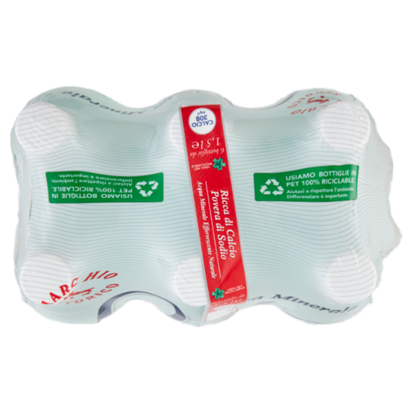 Lete Acqua Minerale Effervescente Naturale 6 x 1,5 l