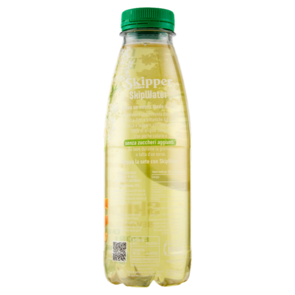 Zuegg Skipper SkipWater Bevanda Dissetante di Mela e Fiori di Sambuco 500 ml