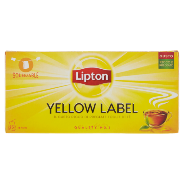 Lipton Yellow Label 25 Filtri 37,5 g