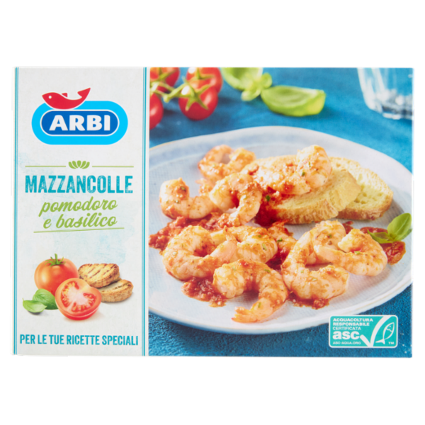 Arbi Mazzancolle pomodoro e basilico 180 g