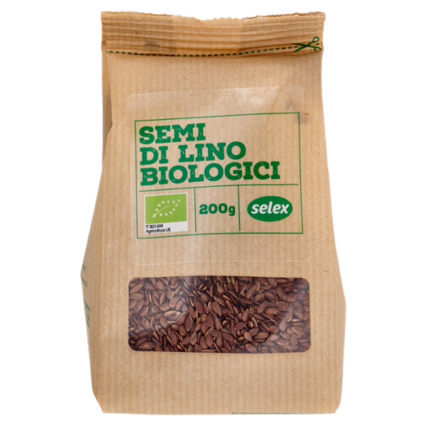 Selex Semi di Lino Interi Biologici 200 g