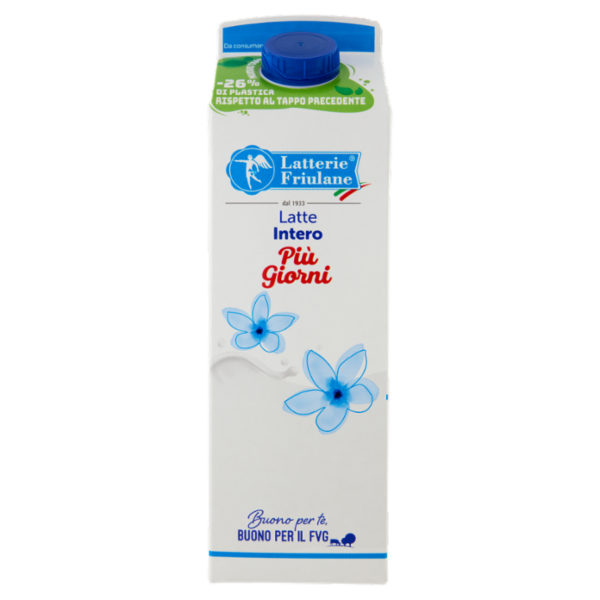 Latterie Friulane Latte Intero Più Giorni 1000 ml