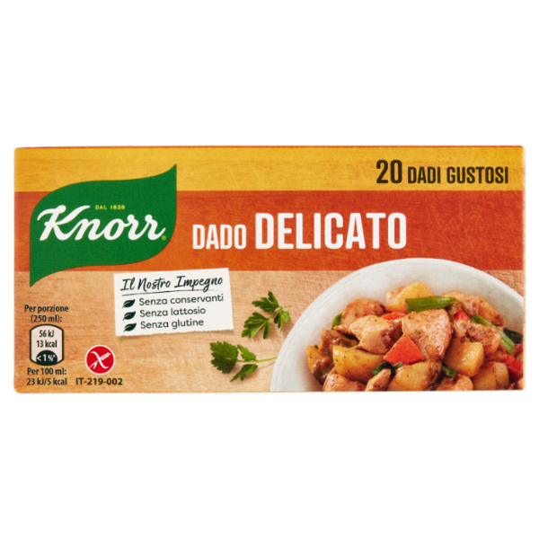Knorr Dado Delicato 20 Dadi 200 g