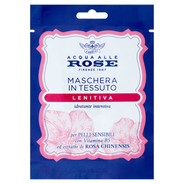 Acqua alle Rose Maschera in Tessuto Lenitiva 1 pz