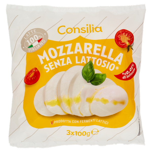 Consilia Mozzarella Senza Lattosio 3x100 g