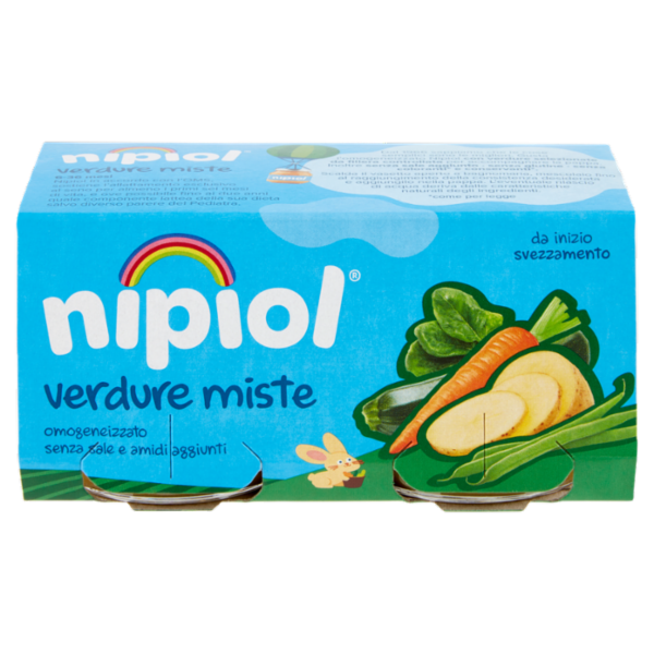 nipiol verdure miste omogeneizzato 2 x 80 g