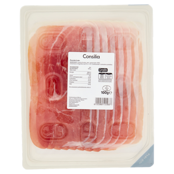 Consilia Prosciutto Crudo a Fette 100 g