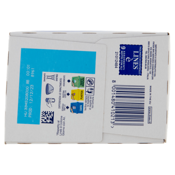 Lines è Cotone notte con ali 9 pz