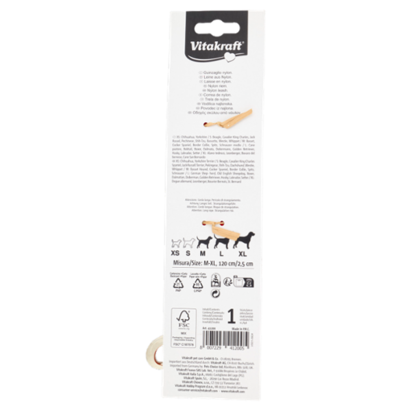 Vitakraft Accessory Guinzaglio in nylon Everyday M-XL 1 pz