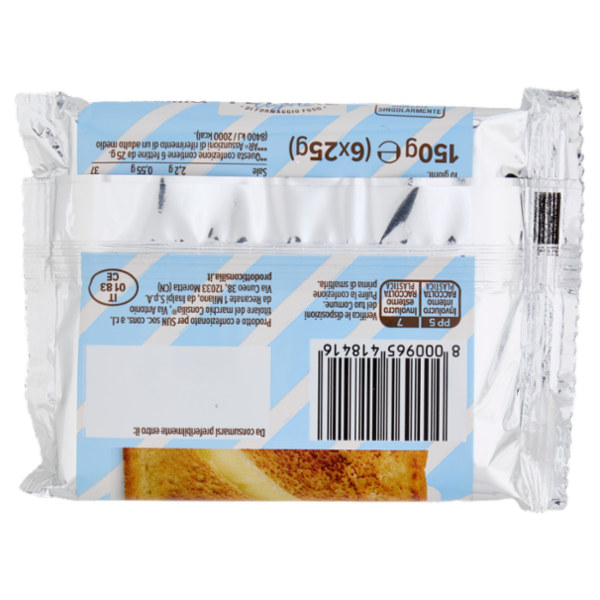 Consilia Fettine di Formaggio Fuso Light 6 Fette 150 g