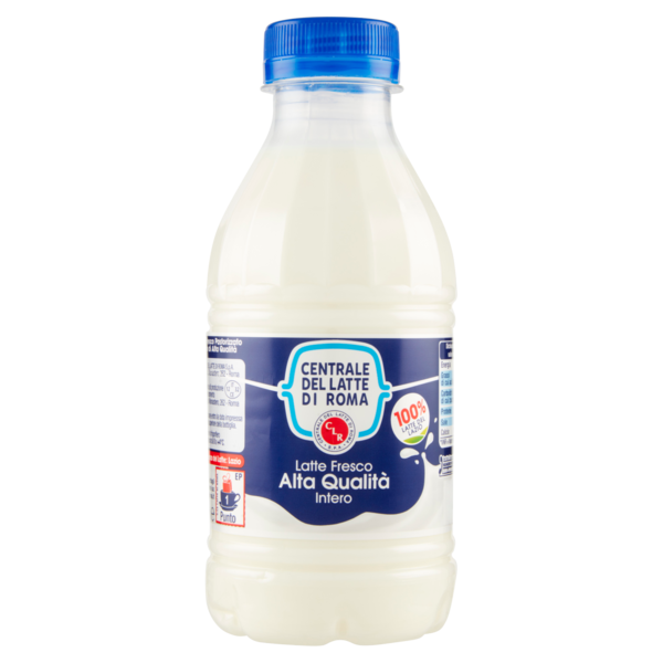 Centrale del Latte di Roma Latte Fresco Alta Qualità Intero 500 ml