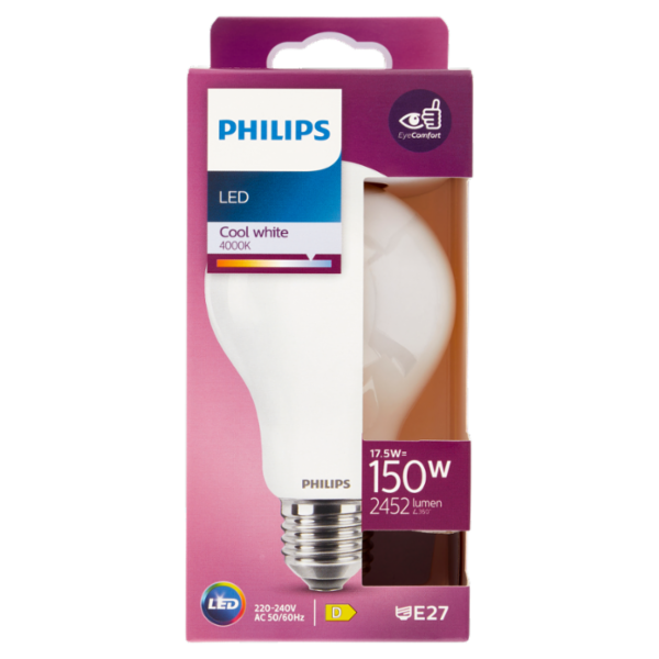 Philips Led goccia vetro 150W E27 4000K