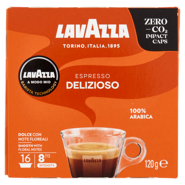Lavazza A Modo Mio Espresso Delizioso 16 Capsule 120 g