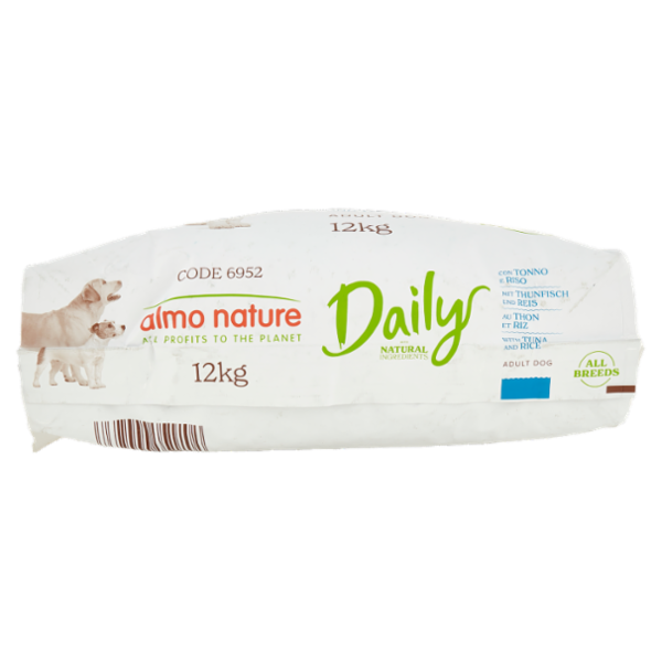 almo nature Daily Adult Dog con Tonno e Riso 12 kg