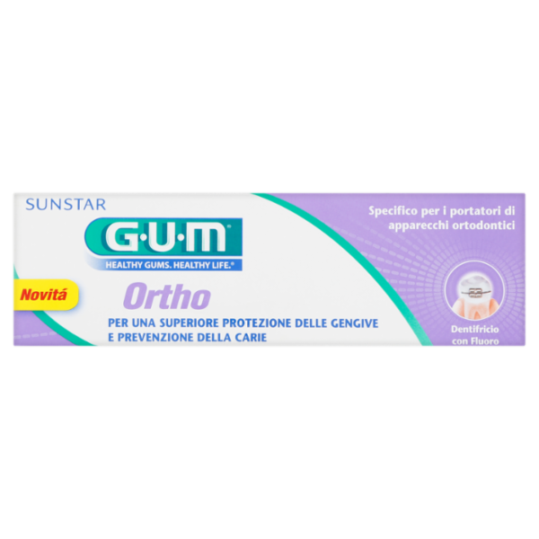 Gum Ortho Dentifricio con fluoro 75 ml