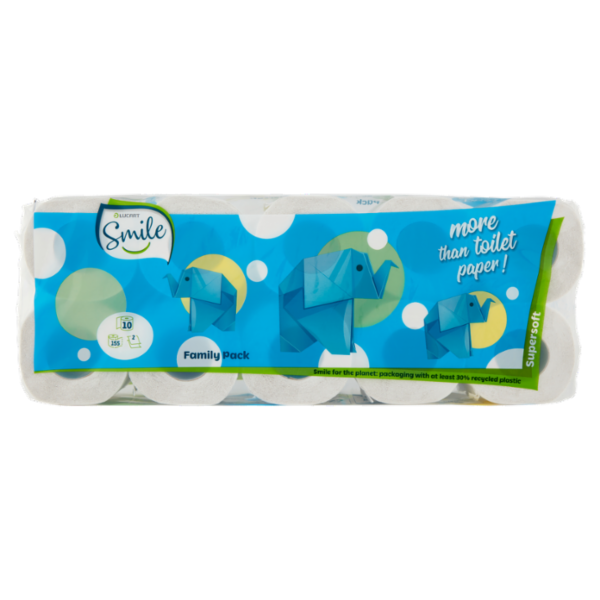 Smile Carta Igienica Rotoli 10 pz