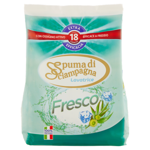 Spuma di Sciampagna Fresco Lavatrice 1,080 Kg