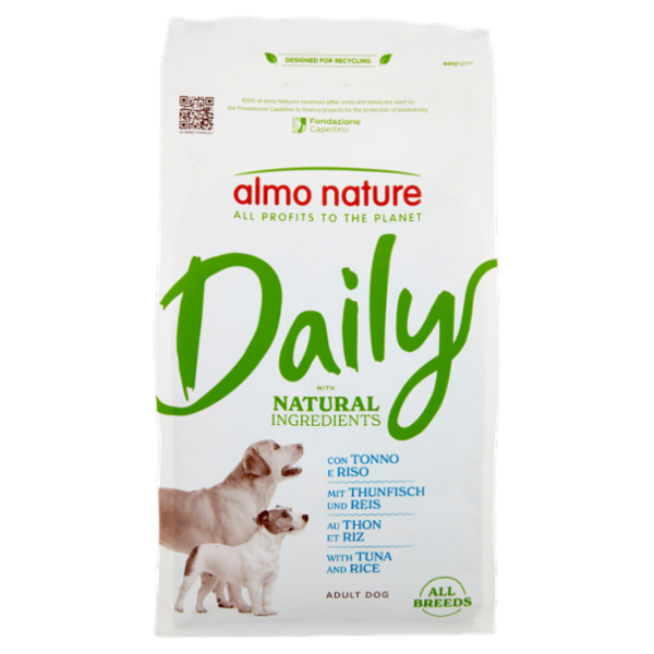 almo nature Daily Adult Dog con Tonno e Riso 1,2 kg