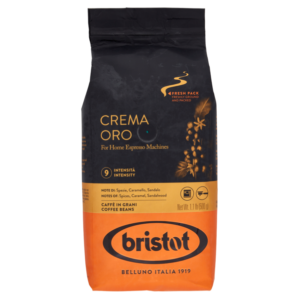 bristot Crema Oro Caffè in Grani 500 g