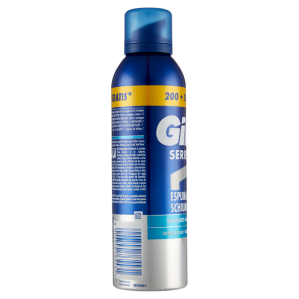 Gillette Series Schiuma da Barba Ammorbidente, 200 + 50ml Gratis