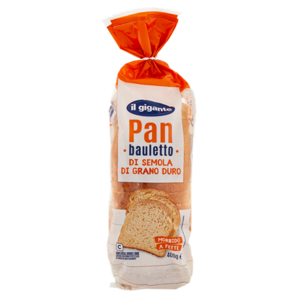 IL GIGANTE Pan bauletto di Semola di Grano Duro 400 g