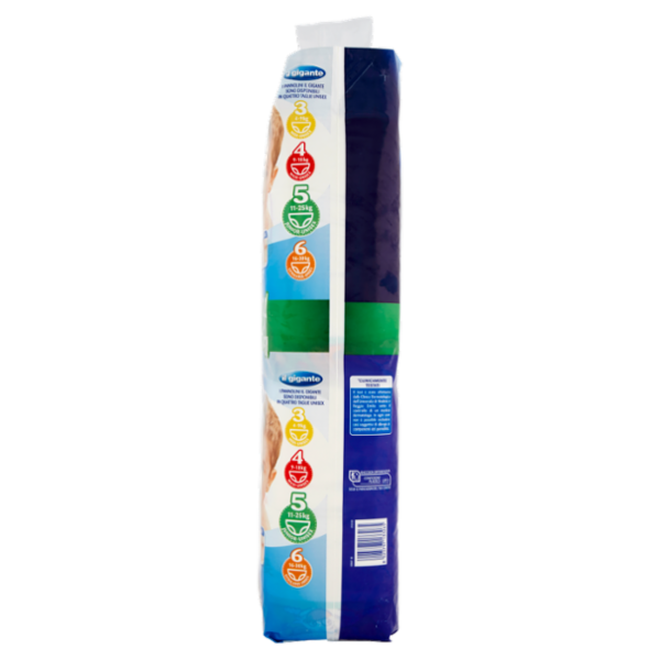 IL GIGANTE Pannolini per Bambini junior 5 11-25kg Junior-Unisex 34 pz