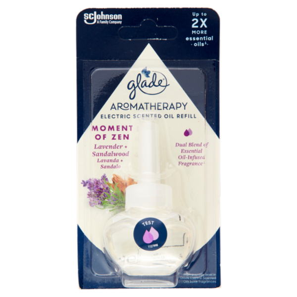 Glade Aromatherapy Liquido Elettrico Ricarica Moment of Zen 20ml