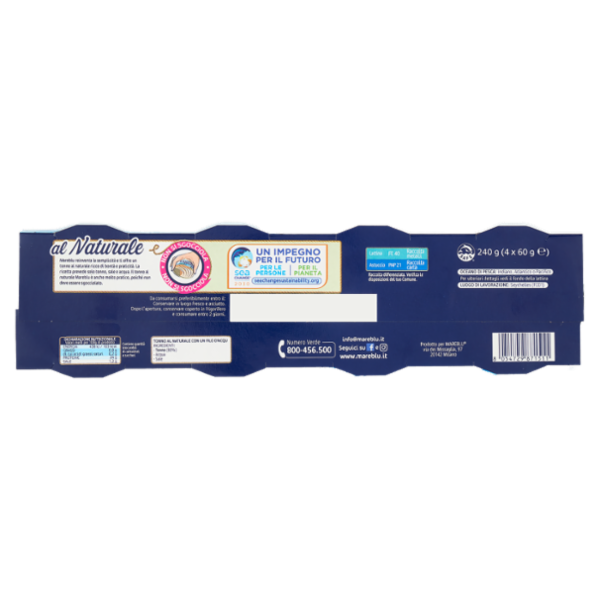 Mareblu Tonno al Naturale 4 x 60 g