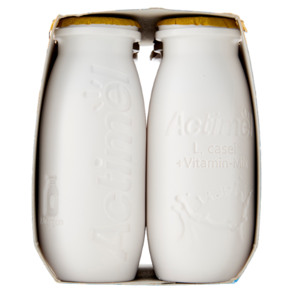 ACTIMEL, Yogurt da Bere con Vit B6 e D per il Sistema Immunitario, Multifrutti, 6X100G