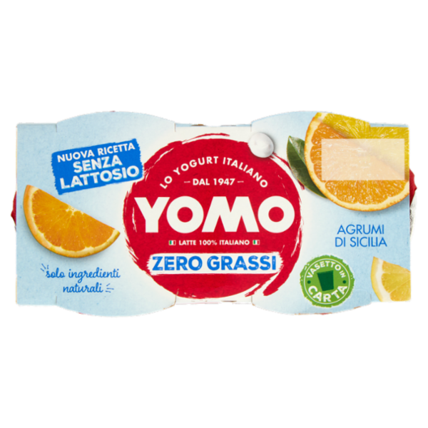 Yomo Zero Grassi Agrumi di Sicilia 2 x 125 g