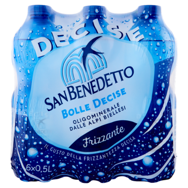 San Benedetto Acqua Minerale Primavera delle Alpi Frizzante 6 x 0,5 L