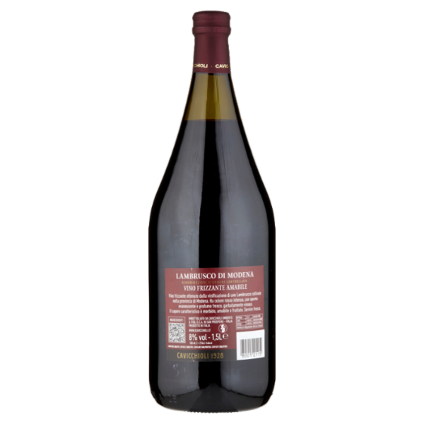 Cavicchioli 1928 Lambrusco di Modena DOC Vino Frizzante Amabile 1,5 L