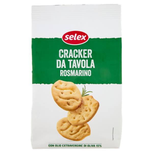 Selex Cracker da Tavola con Rosmarino 300 g