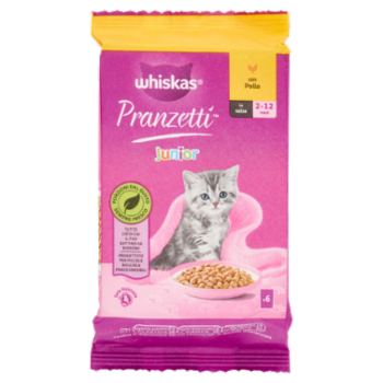 Whiskas Pranzetti Cibo Umido In Salsa Per Gattini 6x50g