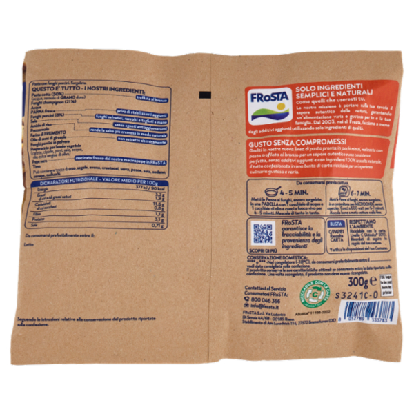 FRoSTA i Trafilati al Bronzo Penne ai Funghi 300 g