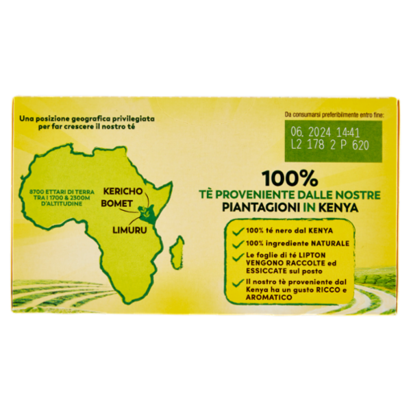 Lipton Yellow Label Classico 25 Filtri 37,5 g