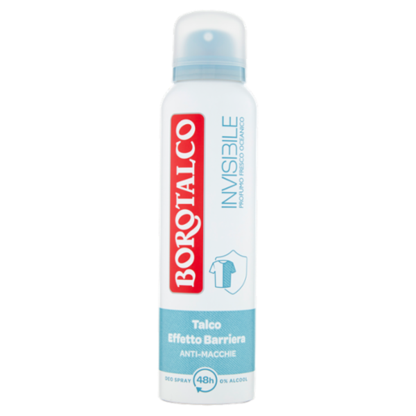 Borotalco Invisibile Profumo Fresco Oceanico Deo Spray 150 ml