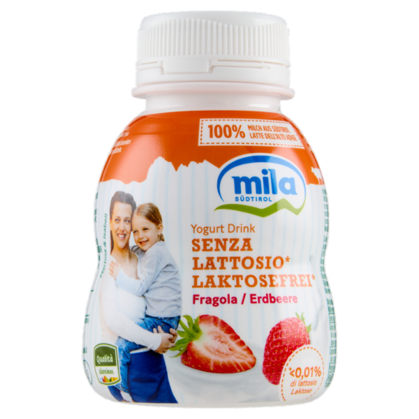 mila Yogurt Drink Senza Lattosio* Fragola 200 g