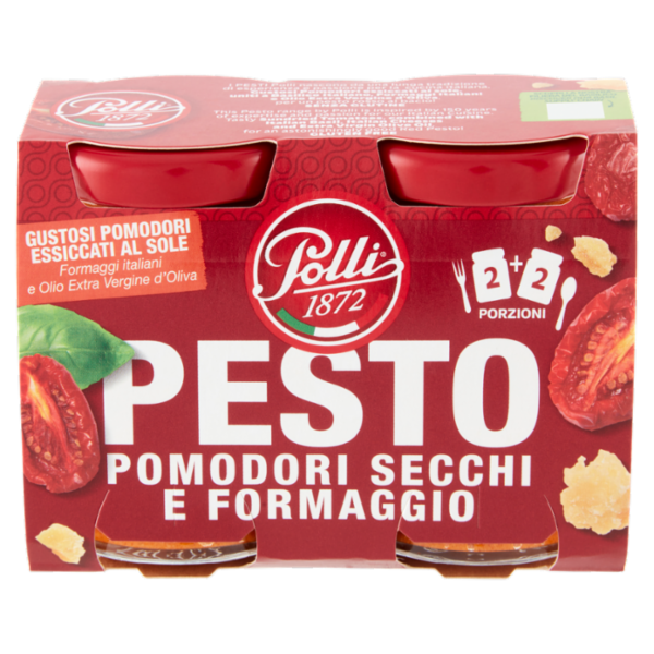 Polli Pesto Pomodori Secchi e Formaggio 2 x 90 g