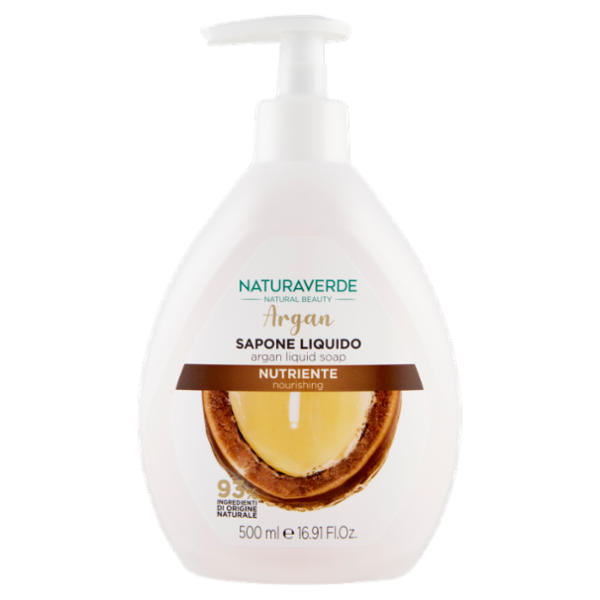 Naturaverde Natural Beauty Argan Sapone Liquido Nutriente 500 ml