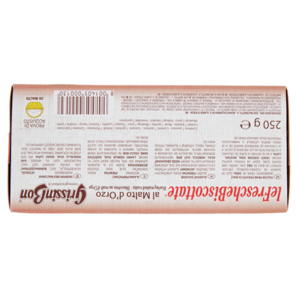 GrissinBon leFrescheBiscottate al Malto d'Orzo 250 g