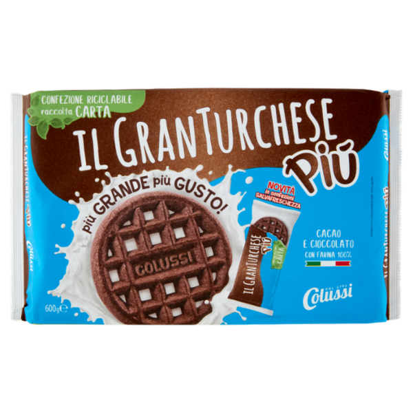 Colussi il GranTurchese Più Cacao e Cioccolato 600 g