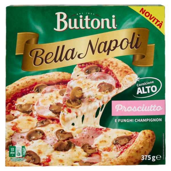 Buitoni Bella Napoli Prosciutto & Funghi Pizza surgelata 375 g