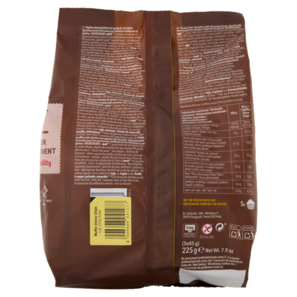Schär Muffin Choco Chips 5 x 45 g