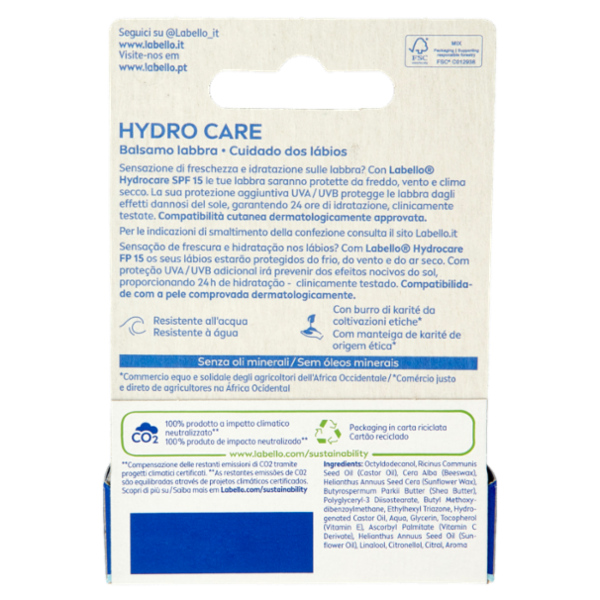 Labello Hydro Care SPF 15 4,8 g